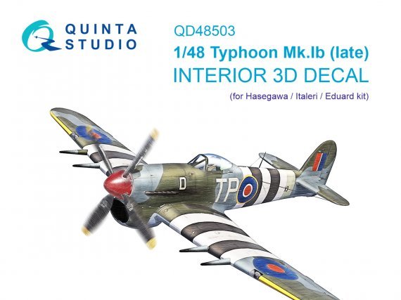 1/48 Typhoon Mk.Ib late Interior for Hasegawa/Italeri