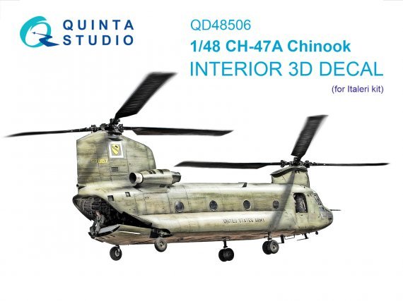 1/48 CH-47A Interior for Italeri