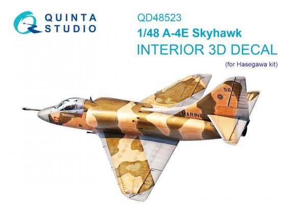 1/48 Douglas A-4E coloured Interior for Hasegawa and Hobby 2000