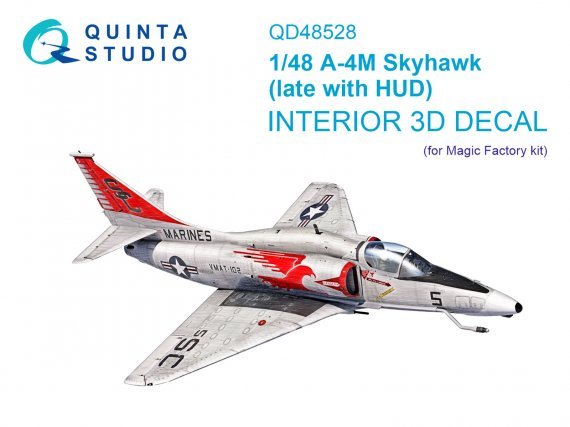 1/48 Douglas A-4M Skyhawk late Interior for Magic Factory