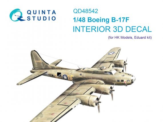 1/48 Boeing B-17F for HKM & Eduard