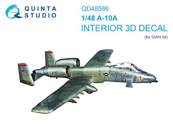1/48 Fairchild A-10A Warthog Interior for Great Wall Hobby