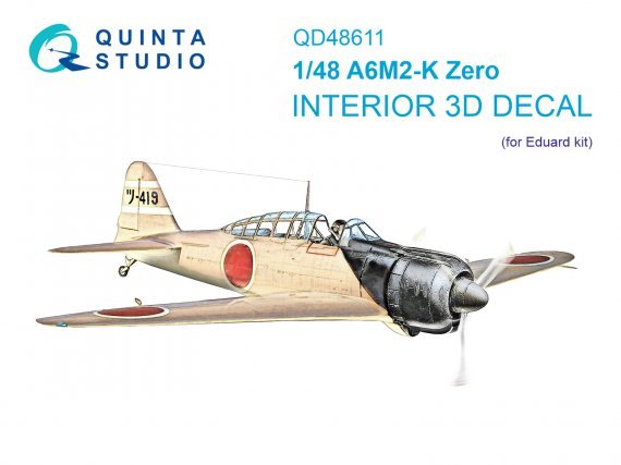 1/48 A6M2-K Zero Interior for Eduard