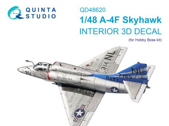 1/48 A-4F Skyhawk color Interior for Hobby Boss
