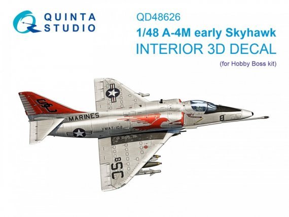 1/48 A-4M Skyhawk color Interior for Hobby Boss