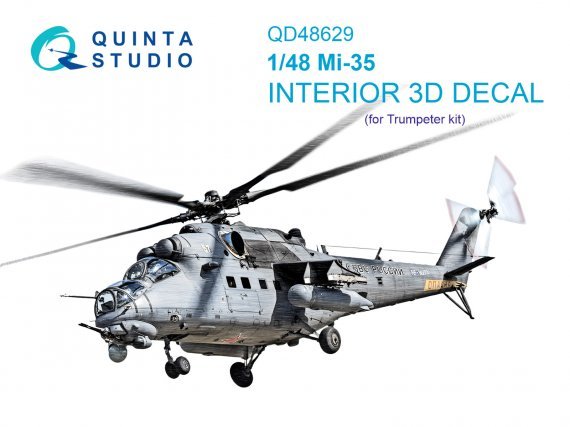 1/48 Mi-35  & color Interior for Trumpeter