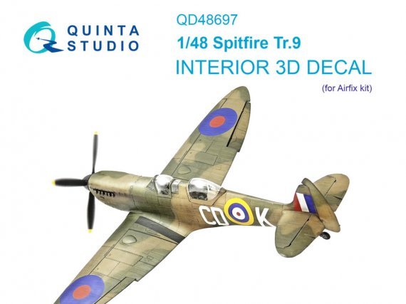 Quinta Studio Int�rieur 3D Spitfire Tr.9 1/48 Airfix