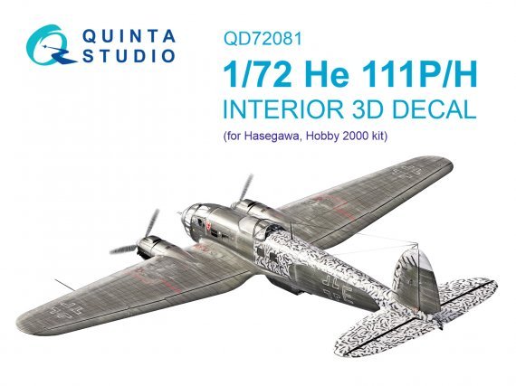 1/72 Heinkel He-111P/H Interior for Hasegawa
