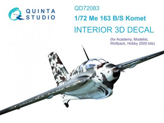 1/72 Messerschmitt Me-163B for Academy