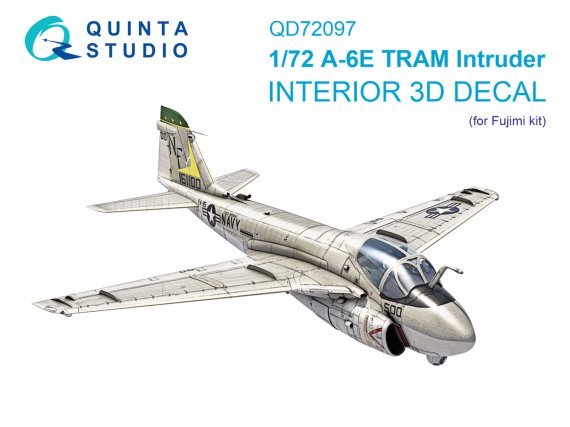 1/72 A-6E TRAM Intruder  & color Inter.for Fujimi
