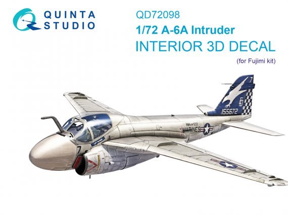 1/72 A-6A Intruder  & color Interior for Fujimi
