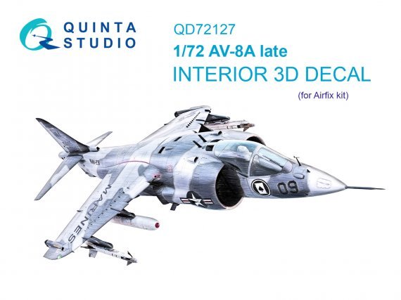 1/72 AV-8A late Interior for Airfix