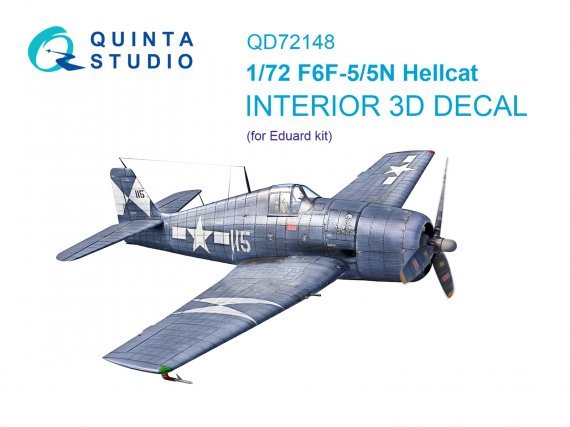 1/72 F6F-5 Hellcat Interior for Eduard