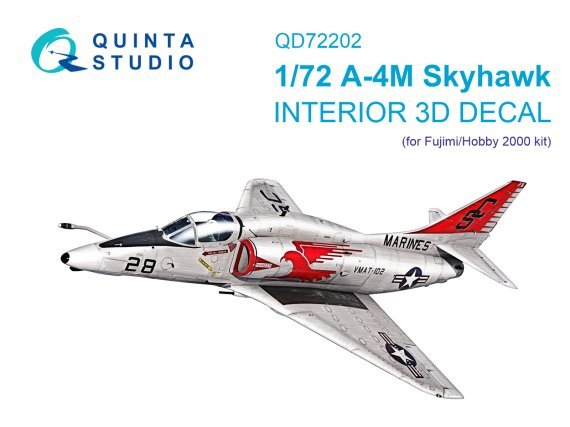 1/72 A-4M Interior for Fujimi/Hobby 2000