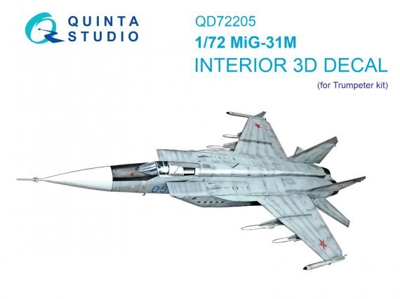 1/72 MiG-31M Interior for Trumpeter