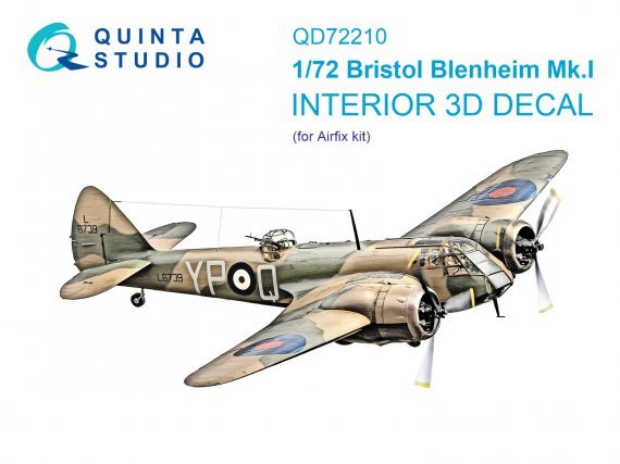 1/72 Bristol Blenheim Mk.I Interior for Airfix