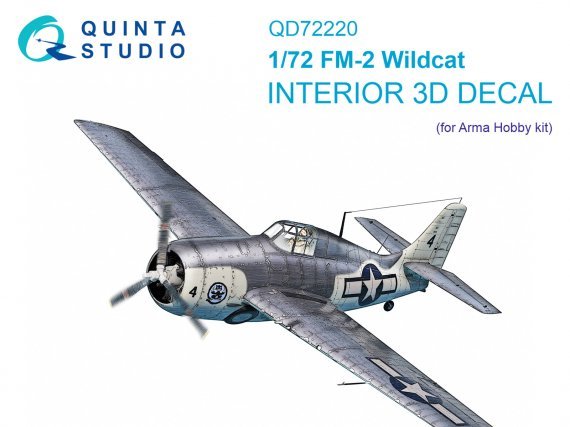 1/72 FM-2 Wildcat & color Interior ARMA