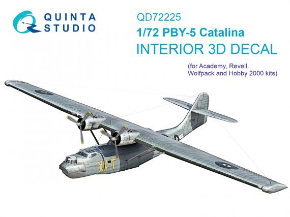 1/72 PBY-5 Catalina & color Interior for Academy