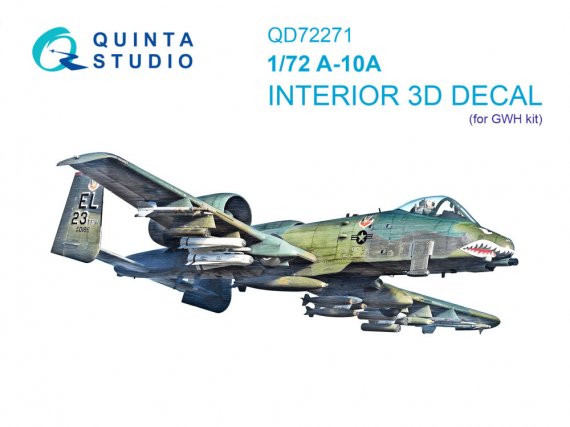 Quinta Studio A-10A Thunderbolt II Int�rieur 3D 1/72 GWH