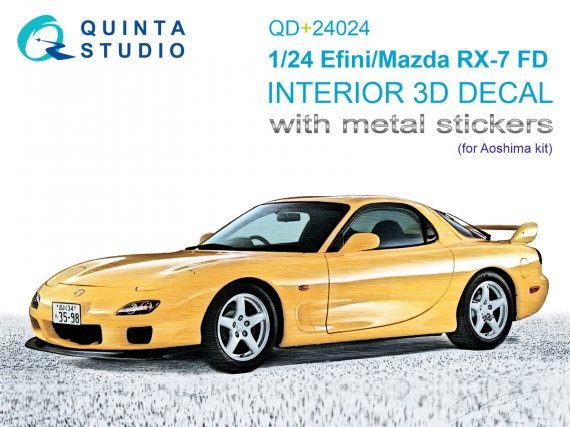 1/24 Efini-Mazda RX-7FD  & color interior AOSH