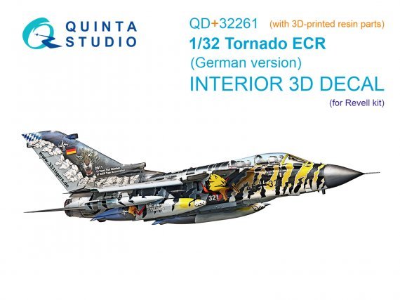 1/32 Tornado ECR German & color interior for Revell
