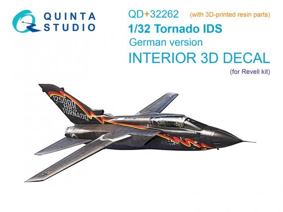 1/32 Tornado IDS German  & color interior for Revell