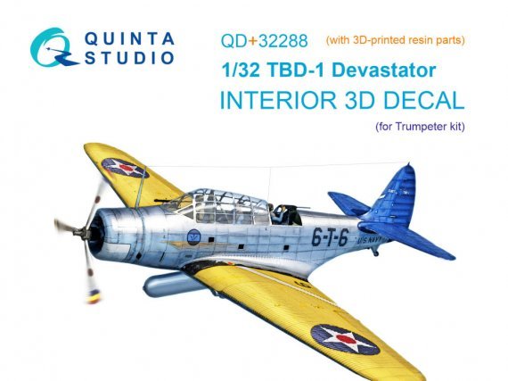 Quinta Studio 3D Interior TBD-1 Devastator 1/32 Trumpeter