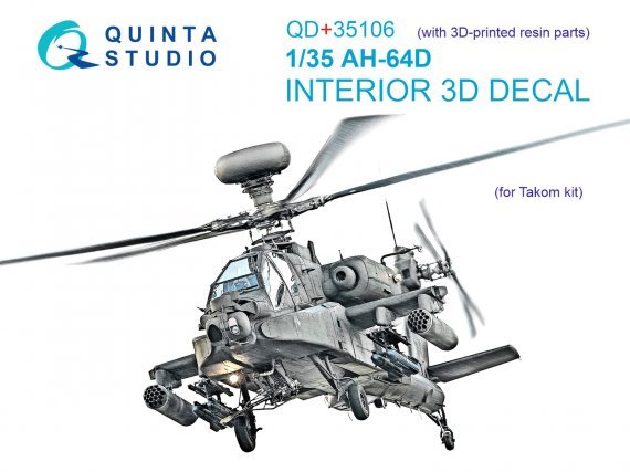 1/35 Boeing/Hughes AH-64D for Takom