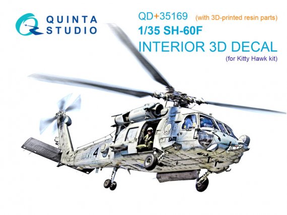 1/35 SH-60F Seahawk color interior Kitty Hawk