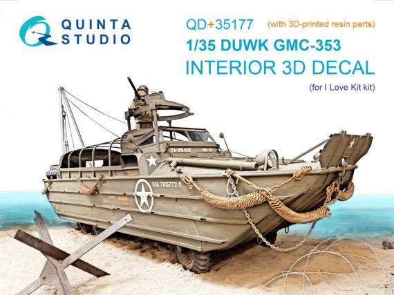 Quinta Studio GMC DUKW-353 Interni Colore 3D 1/35