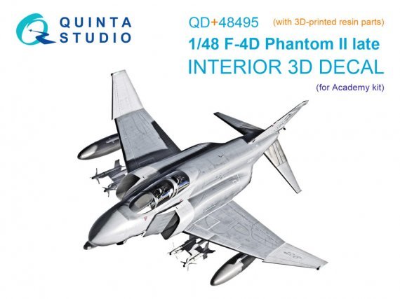 1/48 F-4D late Phantom II color Interior