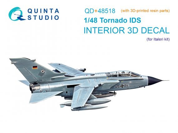 1/48 Panavia Tornado Ids coloured Interior for Italeri