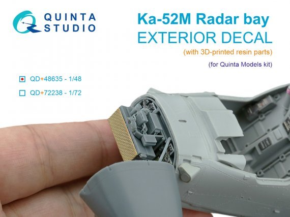 1/48 Ka-52M radar bay with nose cone QNT