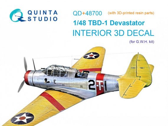 Quinta Studio 1/48 TBD-1 Devastator 3D Interior