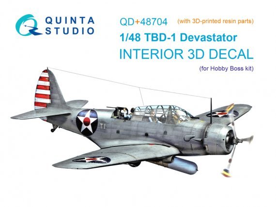 QUINTA STUDIO 1/48 TBD-1 Devastator Int�rieur 3D
