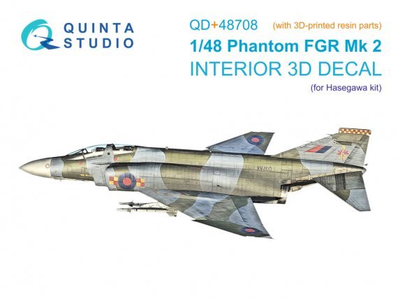 Quinta Studio 1/48 F-4M Phantom FGR.2 3D Innenraum