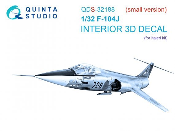1/32 F-104J Interior small version for Italeri