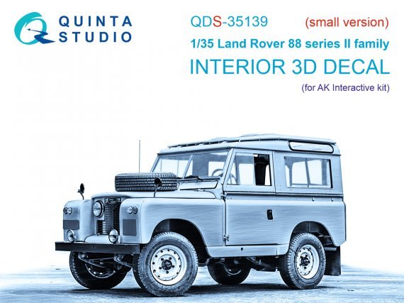 1/35 Land Rover 88 series II family Interior for AK Interactive