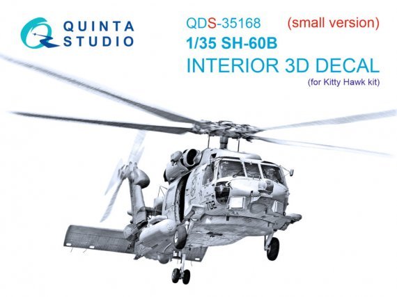 Quinta Studio 1/35 SH-60B Seahawk Int�rieur 3D Couleur Kitty Haw