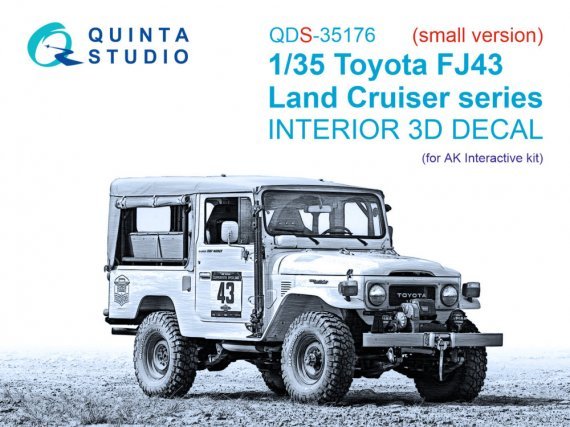 Quinta Studio 3D Innenausstattung Toyota FJ43 1/35