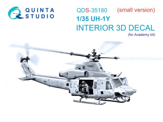 Quinta Studio 1/35 UH-1Y Int�rieur 3D Couleur