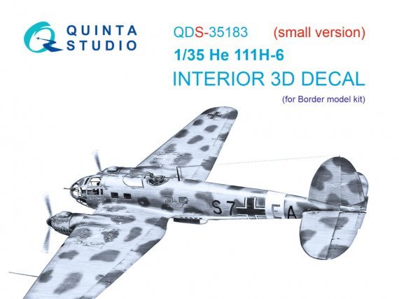 Quinta Studio 3D Innenausbau He 111H-6 1/35 Border Models