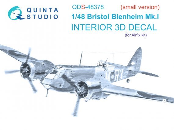 1/48 Bristol Blenheim Mk.I Small Version for Airfix