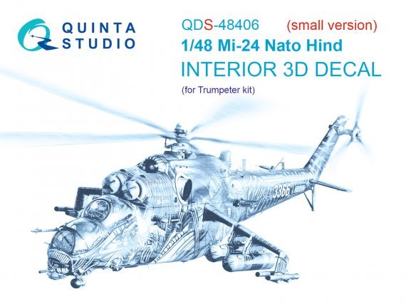 1/48 Mi-24 Nato Hind Interior for Trumpeter Small version