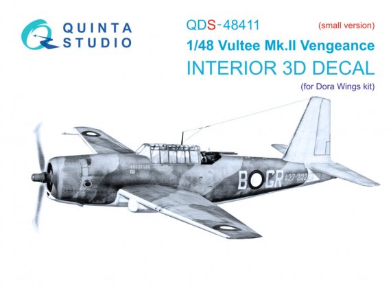 Quinta Studio Vultee Mk.II Vengeance Int�rieur 3D 1/48