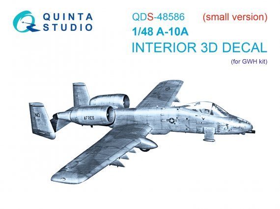 1/48 Fairchild A-10A Warthog Interior for Great Wall Hobby