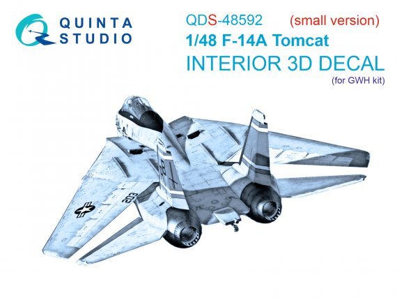 1/48 F-14A Tomcat Interior for GWH Small version