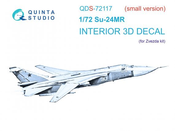 1/72 Su-24MR Interior for Zvezda, small version