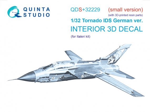 1/32 German Tornado IDS Interior Small version with resin