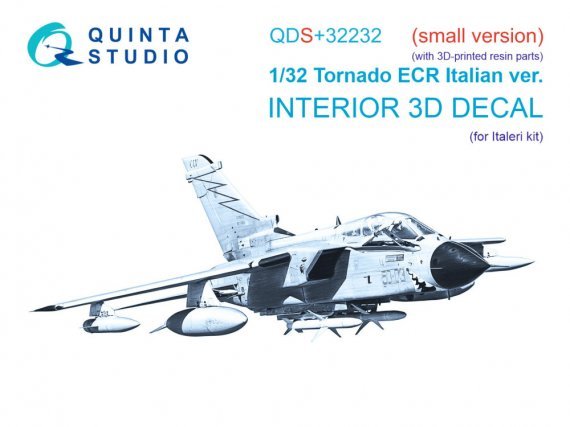 1/32 Tornado ECR Italian Interior small version with resin